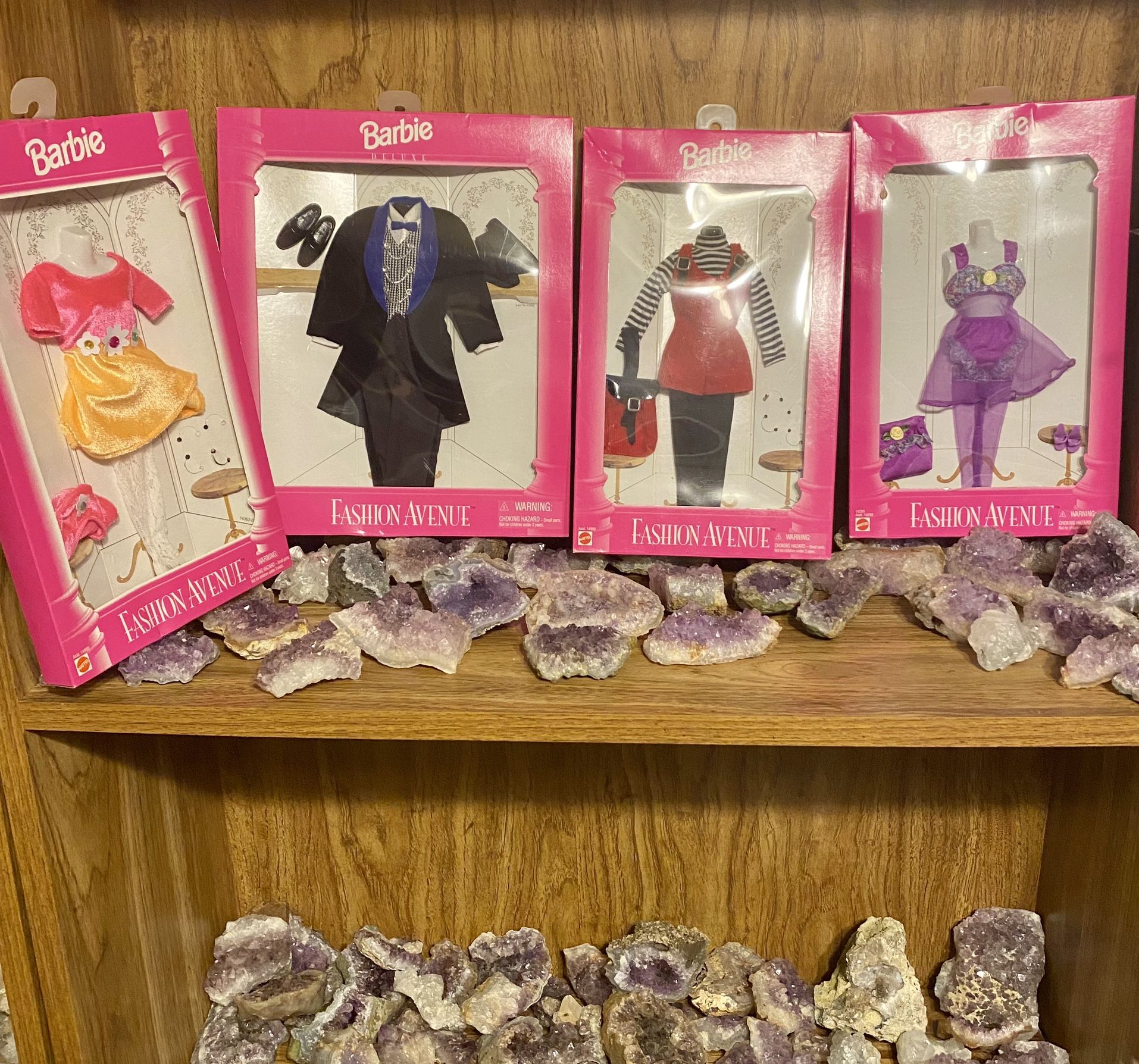Antique Barbie collection and Some In More Recent Years