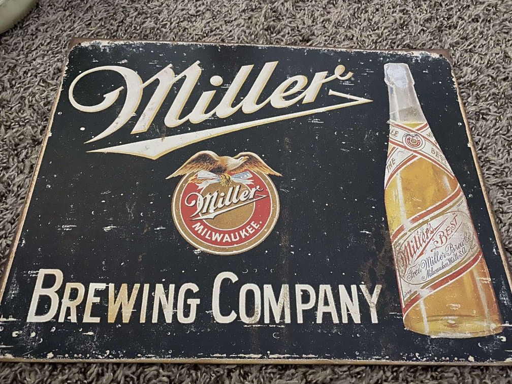Tin Sign