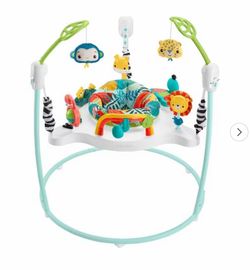 Fisher-Price Jumping Jungle Jumperoo Baby Jumper with Lights and Sound