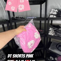 Pink Dt Shorts 