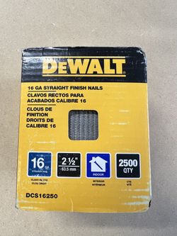 DeWalt 16- Gauge Finish Nail 
