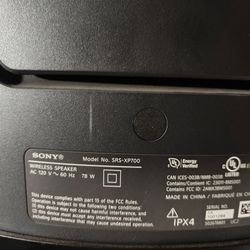 SONY WIRELESS BLUETOOTH SPEAKER