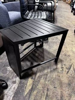 Metal Steel Outdoor Side Table