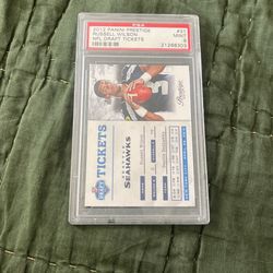 RUSSELL WILSON 2012 PANINI PRESTIGE #31 NFL DRAFT TICKETS (RC)