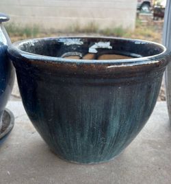 Beautiful glazed ceramic pot