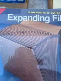 Expanding File (ALPHABETIC A-Z) $5 EA