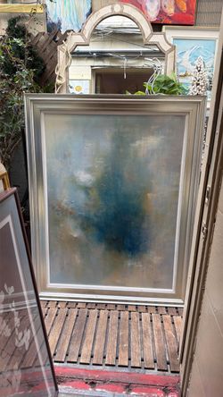 Beautiful large, modern contemporary abstract design signed wall art