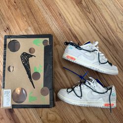 Off White Nike Dunk Low Lot 16