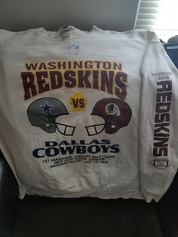 October 13th 1997 Washington Redskins versus the Dallas Cowboys first Monday Night game at Jack Kent Cooks stadium sweatshirt and t-shirt making offer