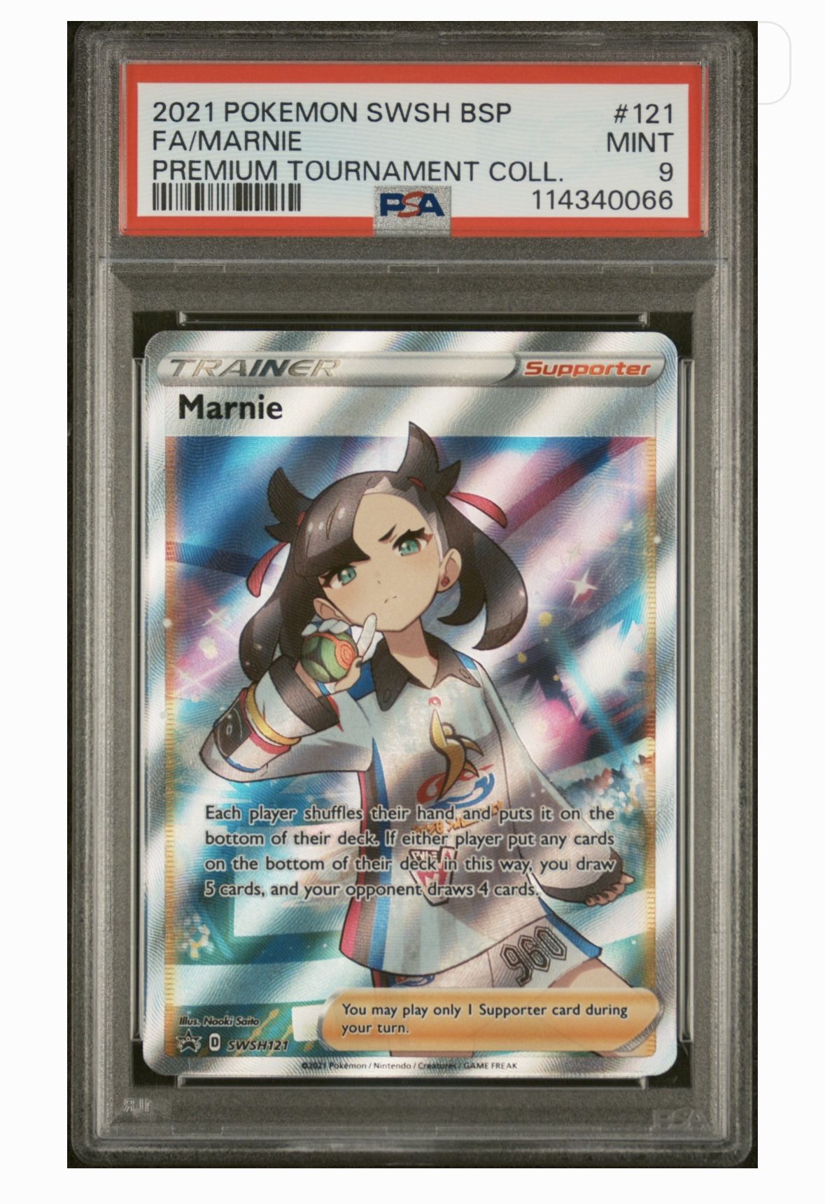 PSA 9 Marnie #SWSH121