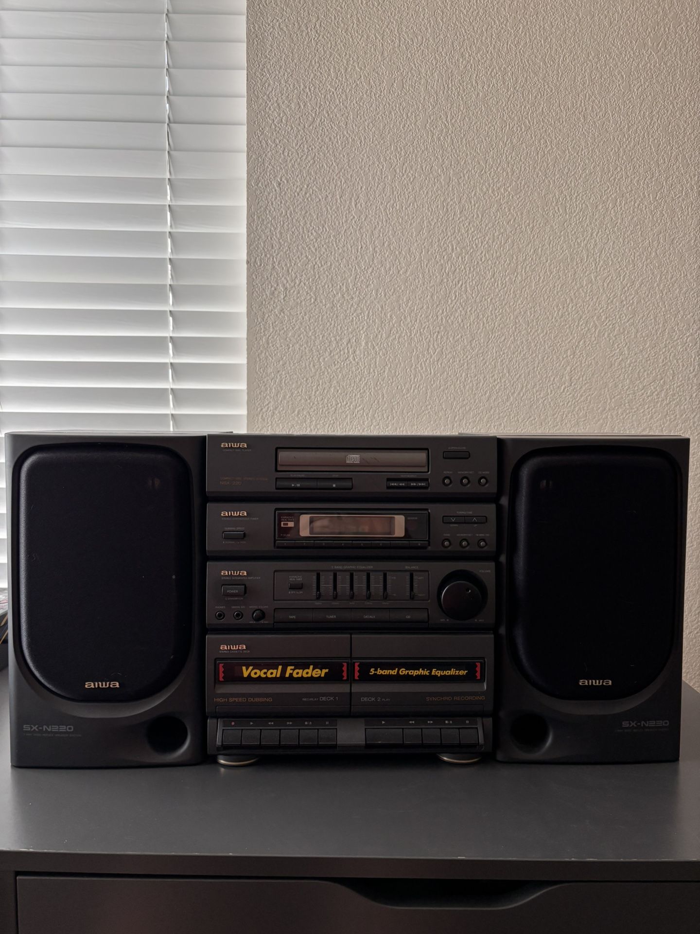 VINTAGE 1993 Aiwa NSX-220 Stereo System - PARTS ONLY/REPAIR