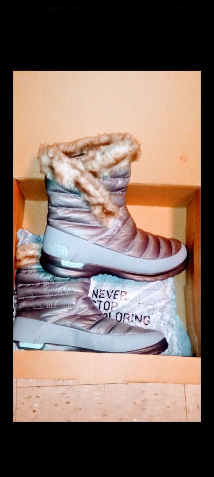 North Face Boots, North Face Jacket, Black Boots, Guess Sweater, Blue or Red Sweatshirt, ask For your Size