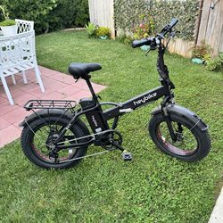 Heybike Mars 500W Folding Fat Tire E-bike - 48V Battery, 20” Tires