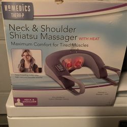 Neck And Shoulder Massager With Heat