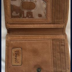 Brown Fossil Wallet