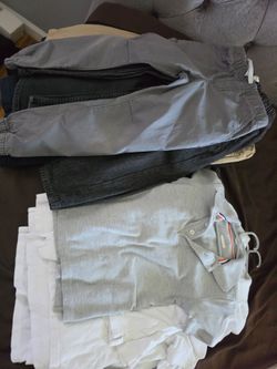 Boys uniform shirts & pants. $30