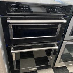 30” BLACK KITCHENAID MICROWAVE/OVEN COMBO