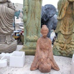 Concrete Buddha Statue / Cement Garden Backyard Buddhas