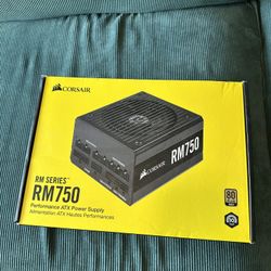 Brand new Corsair RM750 ATX PSU 80+gold