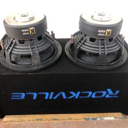 Car Audio Include Rockville  4000 W Subs 