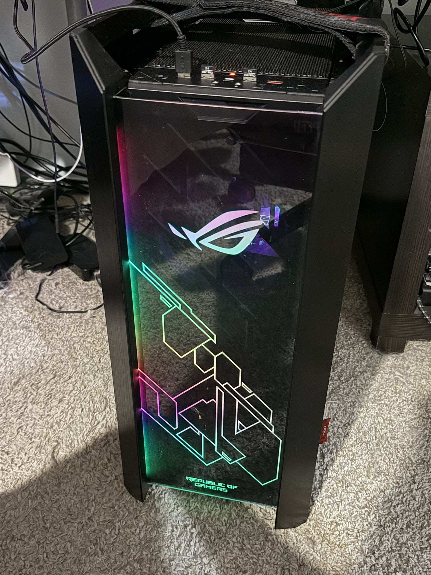 ASUS Rog Gaming PC desktop ready to use RTX 4090 64GB memory MSI