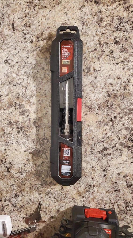 NEW - Husky 40-200 Ft/lbs 1/4in Torque Wrench