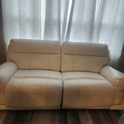 White LEATHER set.