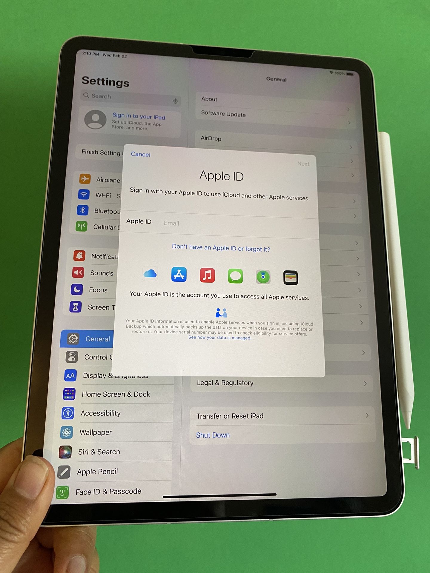 256GB Apple IPad Pro 11” 3rd Generation (2021 model / M1 chip 