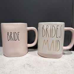 Rae Dunn “Bride” and “Brides Maid” Mugs 