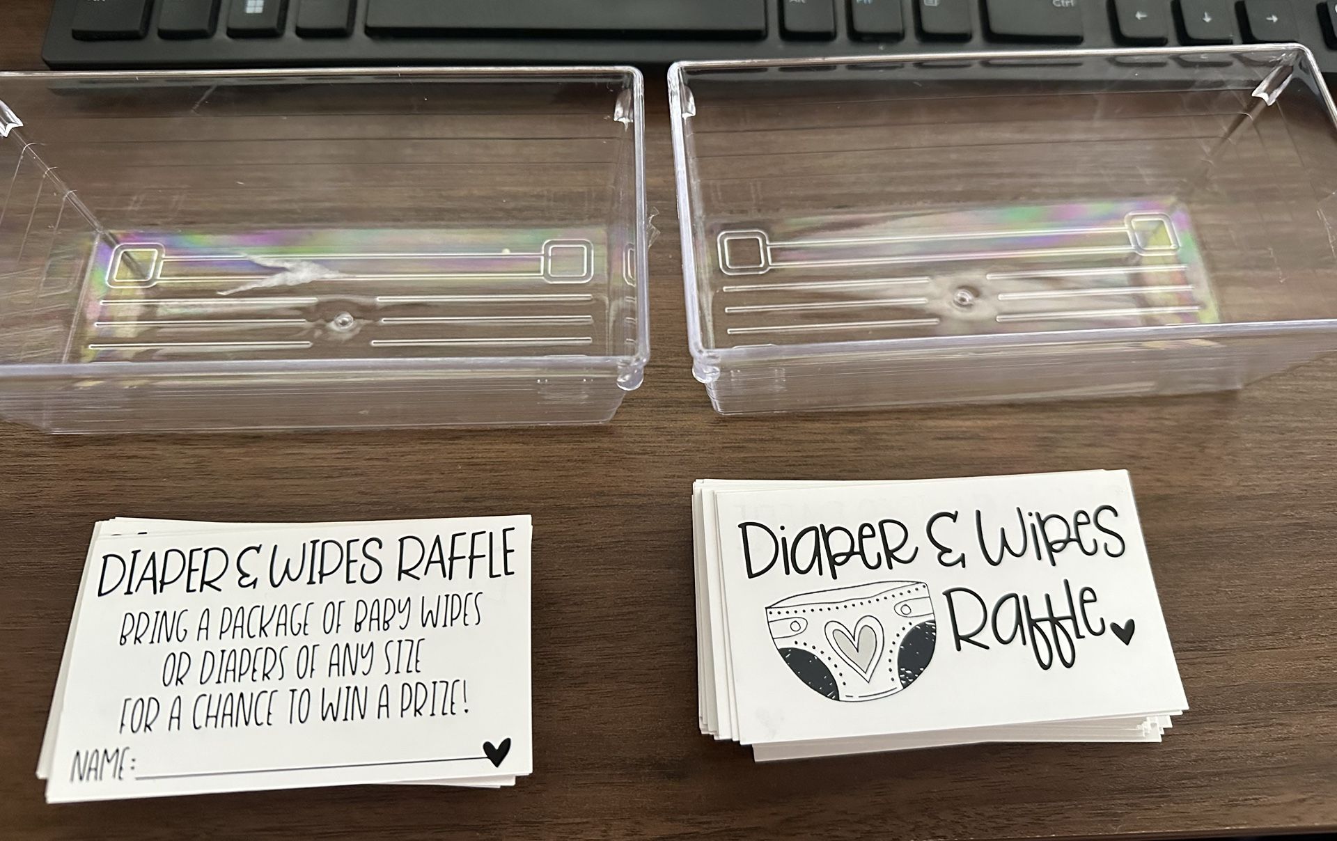 Diaper Raffle Cards 100 / 50