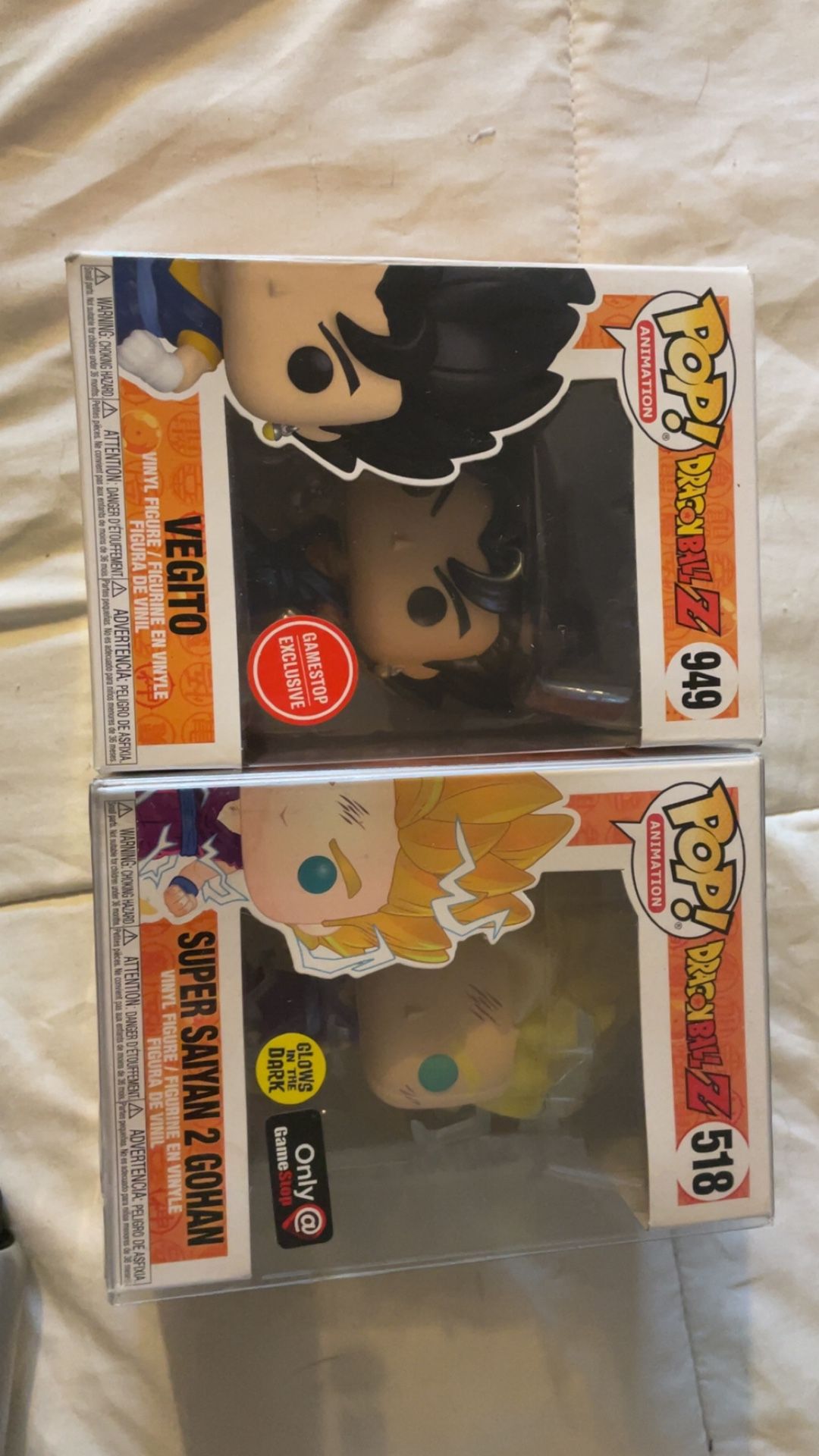 Dragon Ball Z Funko pops