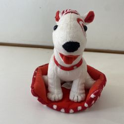 Target 7” Bullseye Dog Night Time Limited Edition Plush Stuffed Animal 2007 RARE