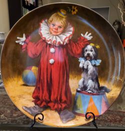 1982 "Tommy the Clown" John McClelland Collector Plate