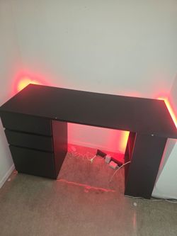 All Black Desk