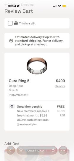 Oura ring gen 5