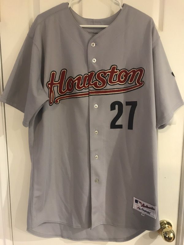 houston astros game used jersey