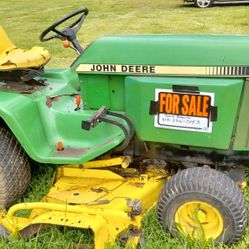 John deer tractor mower