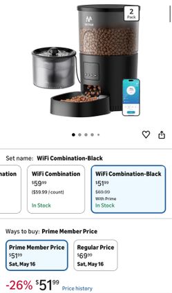 Imipaw automatic feeder with WiFi connection