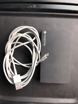 Mophie external battery w lighting cable