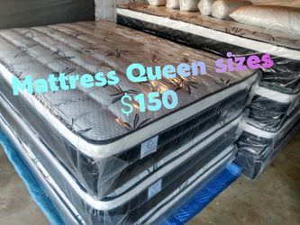 🛏️Mattress Pillow top 🔝
☑️Queen $150
☑️Full $130
☑️Twin $120
☑️King $260
☑️Cal King $260
🚚Delivery Fee $20🛏️Mattress Pillow top 🔝
☑️Queen $150