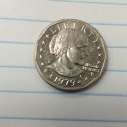 1979 Washington Liberty One Dollar With Rpm Error 