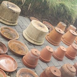 Terracotta  and Cement  Pots