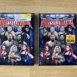 WWE WRESTLEMANIA 32 XXXII - 3 DVD BOX SET & TOPPS CARD NWO WWF 2016 - BRAND NEW SEALED