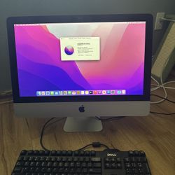 iMac 21.5" (Late 2015) - macOS Monterey, Keyboard & Wireless Mouse Included  