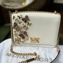 Michael Kors White Purse