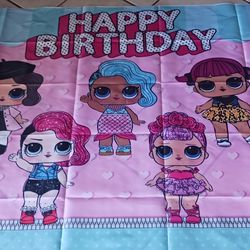 Lol Surprise Birthday Party Background 
