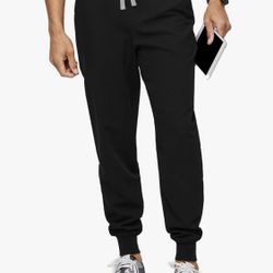 FIGS Tansen Jogger Scrub Pants for Men - Black, XS