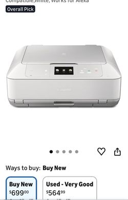 Canon MG7250 Prixa Printer Scanner Wireless