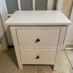 ONE SOLID WOOD IKEA HEMNES SOLID WOOD NIGHTSTAND WITH TWO DRAWERS - See My Other Items 😄
