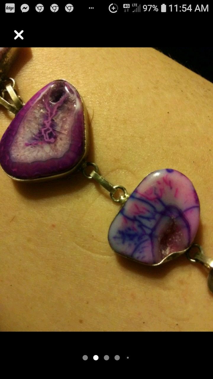 Vintage quartz bracelet